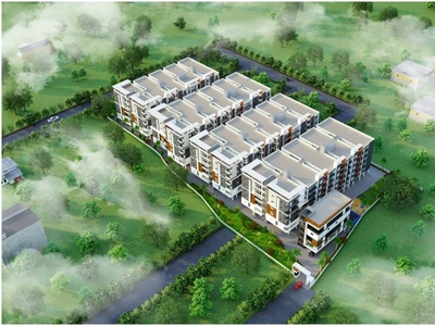 1105 sq ft 2 BHK 2T Launch property Apartment for sale at Rs 54.15 lacs in Lalitha Divine County in Ameenpur, Hyderabad