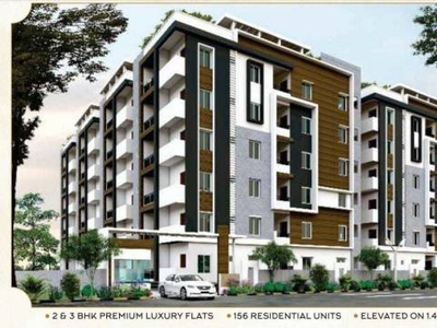 1185 sq ft 2 BHK 2T Apartment for sale at Rs 64.25 lacs in Rasmi infra 6th floor in Bachupally, Hyderabad