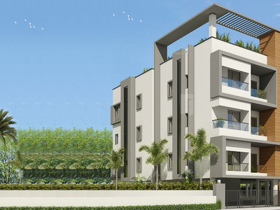 1225 sq ft 2 BHK 2T North facing Apartment for sale at Rs 91.86 lacs in Project in Padi, Chennai