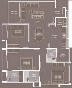 1669 sq ft 3 BHK 3T Apartment for rent in Devnandan Infinity at Motera, Ahmedabad by Agent aditya