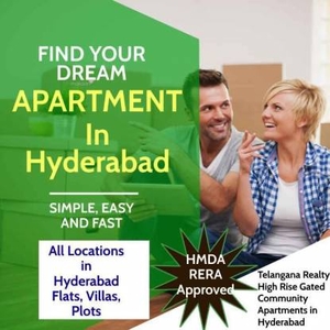 1800 sq ft 3 BHK 3T Completed property Apartment for sale at Rs 81.00 lacs in Telangana Realty 2th floor in Chandanagar, Hyderabad