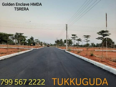 1800 sq ft East facing Plot for sale at Rs 41.00 lacs in CSR Golden Enclave in Tukkuguda, Hyderabad