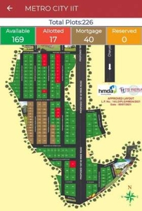 1800 sq ft West facing Plot for sale at Rs 46.00 lacs in Project in Kandi, Hyderabad