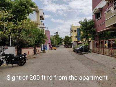 519 sq ft 1 BHK 1T North facing Apartment for sale at Rs 36.00 lacs in Kolathur temple school opp 1bhk flat with rental income 1th floor in Kolathur, Chennai