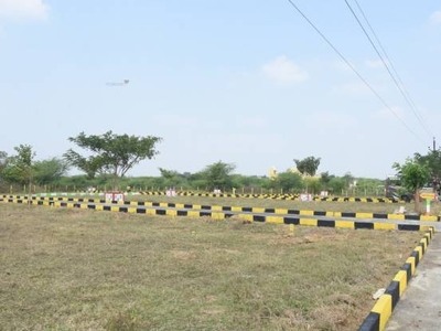 600 sq ft NorthEast facing Plot for sale at Rs 6.00 lacs in Sevvapet Railway station near Dtcp and Rera Approved land in Aranvoyal, Chennai