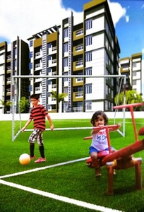 1020 sq ft 2 BHK 2T Completed property Apartment for sale at Rs 51.00 lacs in GM Meena Paradise in Rajarhat, Kolkata