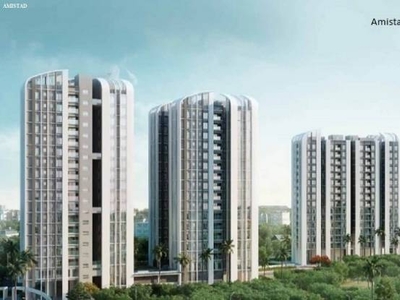 1054 sq ft 3 BHK 3T Apartment for sale at Rs 1.12 crore in PS Group and Ambey Group Amistad 13th floor in New Town, Kolkata