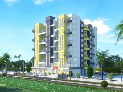 1311 sq ft 2 BHK Launch property Apartment for sale at Rs 92.98 lacs in Kate Moze Eastern Royale Building No 2 in Lohegaon, Pune