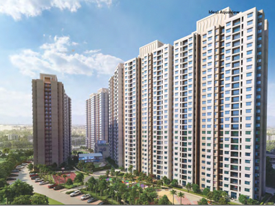 1475 sq ft 3 BHK 3T Apartment for sale at Rs 1.10 crore in Ideal Aquaview 16th floor in Salt Lake City, Kolkata