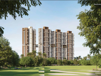 1513 sq ft 3 BHK 3T Apartment for sale at Rs 2.50 crore in BELANI NPR SRIJI GROUP Sanctuary 25th floor in Tollygunge, Kolkata
