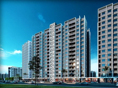 580 sq ft 2 BHK Apartment for sale at Rs 42.55 lacs in Lotus Urban Homes B Wing in Charholi Budruk, Pune