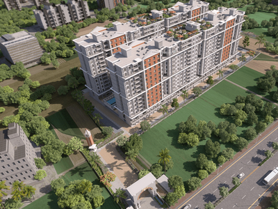 598 sq ft 2 BHK Apartment for sale at Rs 41.57 lacs in Jhamtani Ace Abode Wing B in Ravet, Pune