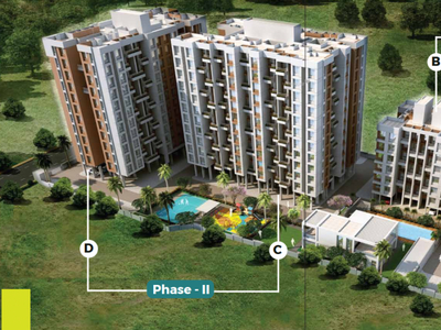 630 sq ft 1 BHK 1T East facing Apartment for sale at Rs 40.00 lacs in Jhala Jhala Tranquility Annexe in Manjari, Pune