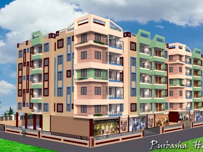 795 sq ft 2 BHK Launch property Apartment for sale at Rs 26.24 lacs in Shibam Purbasha Heights in Panihati, Kolkata
