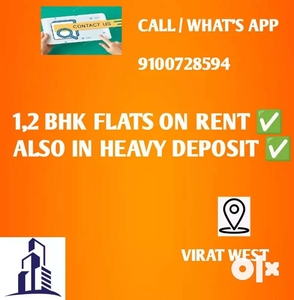 1,2bhk flats and shops on rent contact for more details