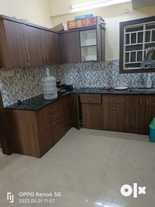 3bhk flat for rent in good condition semi furnished