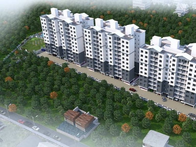 438 sq ft 1 BHK Launch property Apartment for sale at Rs 38.35 lacs in Royal Yogville in Dhayari, Pune