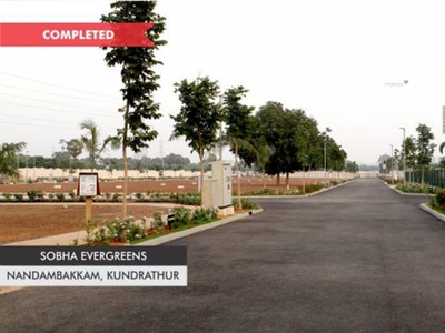 800 sq ft Completed property Plot for sale at Rs 14.80 lacs in Sobha Evergreen Plots in Kundrathur, Chennai