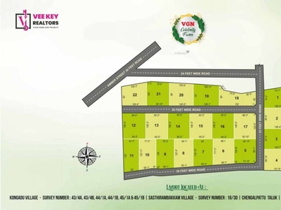 9686 sq ft Completed property Plot for sale at Rs 67.71 lacs in Project in Guduvancheri, Chennai