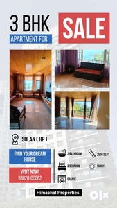 Beautifully Constructed 3 BHK Apartment for Sale in Solan