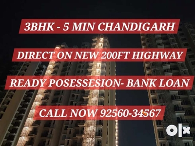 Corner 3BHK Flat Mohali Just 5 Min from Chandigarh, 8B Industrial Area