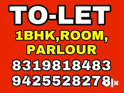 For rent 1bhk, room , parlour