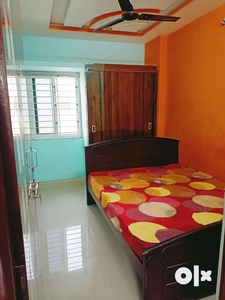 Ready to occupy 1bhk fully furnished flat rent in Hafeezpet