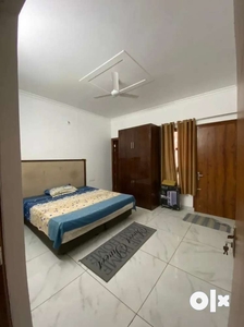 Two bhk set with complete wooden work two washroom car parking parketc