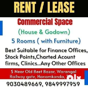 Well Furnished House for Rent at low cost