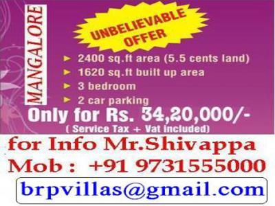 VILLA OFFER M`LORE(M:9731555000 For Sale India