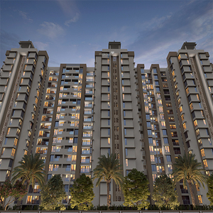 1020 sq ft 3 BHK 3T West facing Apartment for sale at Rs 100.00 lacs in GK Mirai Phase 1 in Punawale, Pune