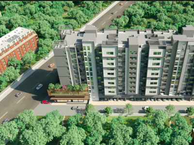 1053 sq ft 2 BHK 2T East facing Apartment for sale at Rs 61.00 lacs in Engineers iOS Tathawade in Tathawade, Pune