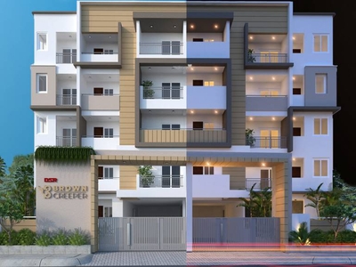 1107 sq ft 2 BHK Completed property Apartment for sale at Rs 69.74 lacs in SVR DSR Brown Creeper in Varthur, Bangalore