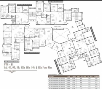 1128 sq ft 2 BHK 2T Apartment for sale at Rs 90.00 lacs in Paranjape Paranjape Gloria Grand in Bavdhan, Pune