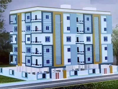 1200 sq ft 2 BHK 2T West facing Apartment for sale at Rs 57.00 lacs in Garnitha Meadows in Ameenpur, Hyderabad