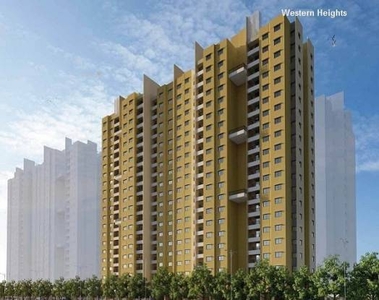 1215 sq ft 3 BHK 2T Apartment for sale at Rs 53.50 lacs in Shapoorji Pallonji Western Heights 16th floor in Howrah, Kolkata