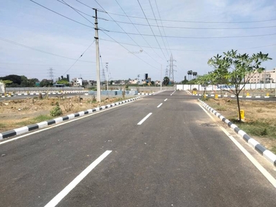 1282 sq ft West facing Plot for sale at Rs 49.84 lacs in Project in Thirumazhisai, Chennai