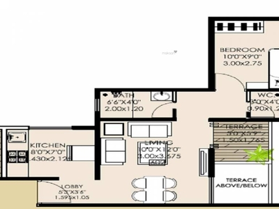 1417 sq ft 3 BHK 3T Apartment for sale at Rs 1.05 crore in Gada Anutham Phase II in Hadapsar, Pune