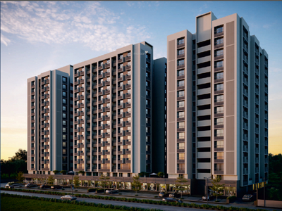1597 sq ft 3 BHK 3T Apartment for sale at Rs 55.10 lacs in Sun Parkwest in Shela, Ahmedabad