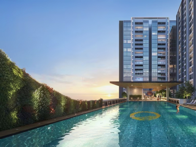 1922 sq ft 3 BHK 3T West facing Launch property Apartment for sale at Rs 1.66 crore in Logipark Pristine O2 World Part 1 in Wagholi, Pune