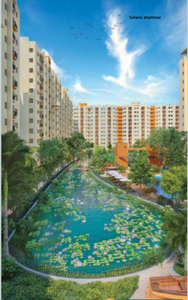 630 sq ft 2 BHK 2T Apartment for sale at Rs 37.65 lacs in Eden Solaris Shalimar Phase 1A 7th floor in Howrah, Kolkata