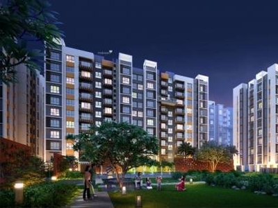 635 sq ft 2 BHK 2T Apartment for sale at Rs 65.00 lacs in Loharuka URBAN GREENS PHASE II A & B in Rajarhat, Kolkata