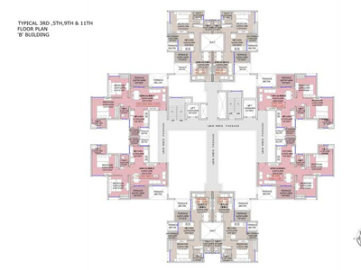 730 sq ft 2 BHK 2T East facing Apartment for sale at Rs 75.00 lacs in GK Mirai Phase 1 in Punawale, Pune