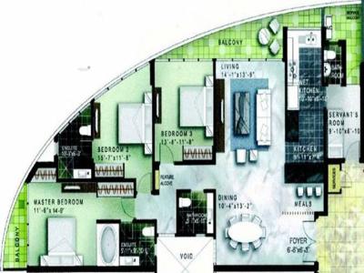 2150 sq ft 3 BHK 3T Apartment for rent in Omaxe Twin Towers at Sector 50, Noida by Agent A K Property