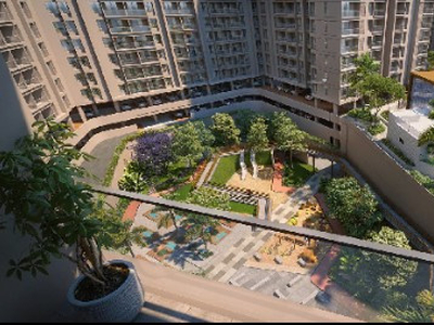 1065 sq ft 2 BHK 2T East facing Apartment for sale at Rs 73.00 lacs in Basil Maximus Wing D And E in Punawale, Pune