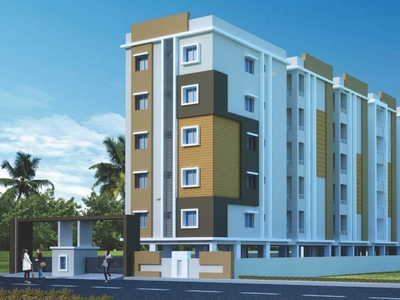 1185 sq ft 2 BHK Apartment for sale at Rs 59.25 lacs in Kiran Vallabha Residency in Nizampet, Hyderabad