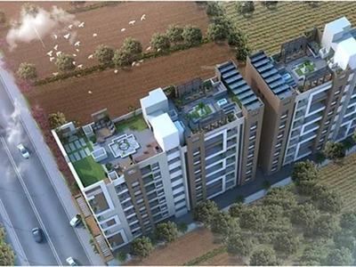1455 sq ft 3 BHK 3T East facing Apartment for sale at Rs 1.37 crore in Akshay Floria 2 in Vadgaon Budruk, Pune