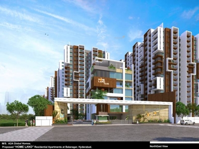 2260 sq ft 3 BHK 3T Apartment for sale at Rs 1.66 crore in Global A2A Homeland in Balanagar, Hyderabad