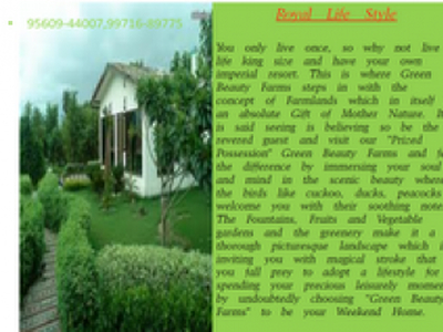 Farm House 2750/-psf only..!!!! For Sale India