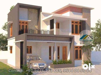 A two-story home with 3 bedrooms located in Chelavoor, Calicut